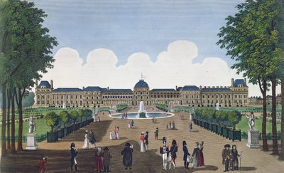 The Tuileries and the Tuileries Gardens by Henri Courvoisier Voisin